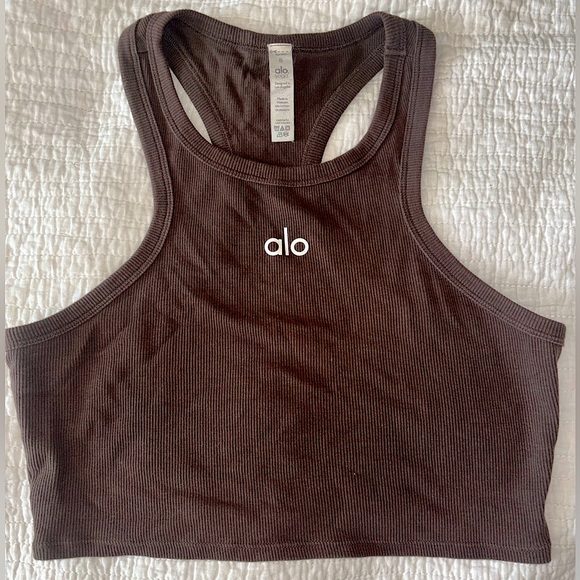 ALO Yoga Tops - Alo Yoga Aspire Cropped Tank Top